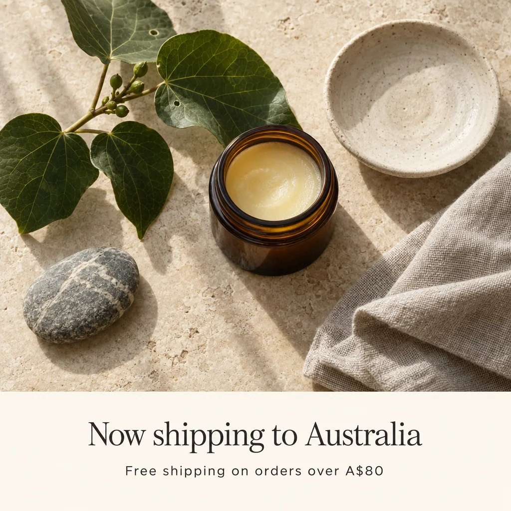 Square ad: Now shipping to Australia, free shipping on orders over A$80.